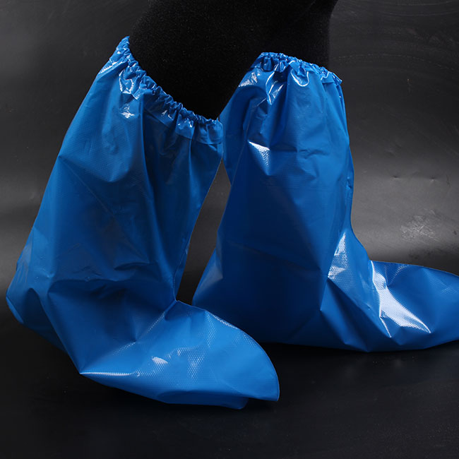 Cubrezapatos desechables Cordón impermeable Cubrezapatos de PE Cubrezapatos para días lluviosos Fuera de la puerta Cubrezapatos